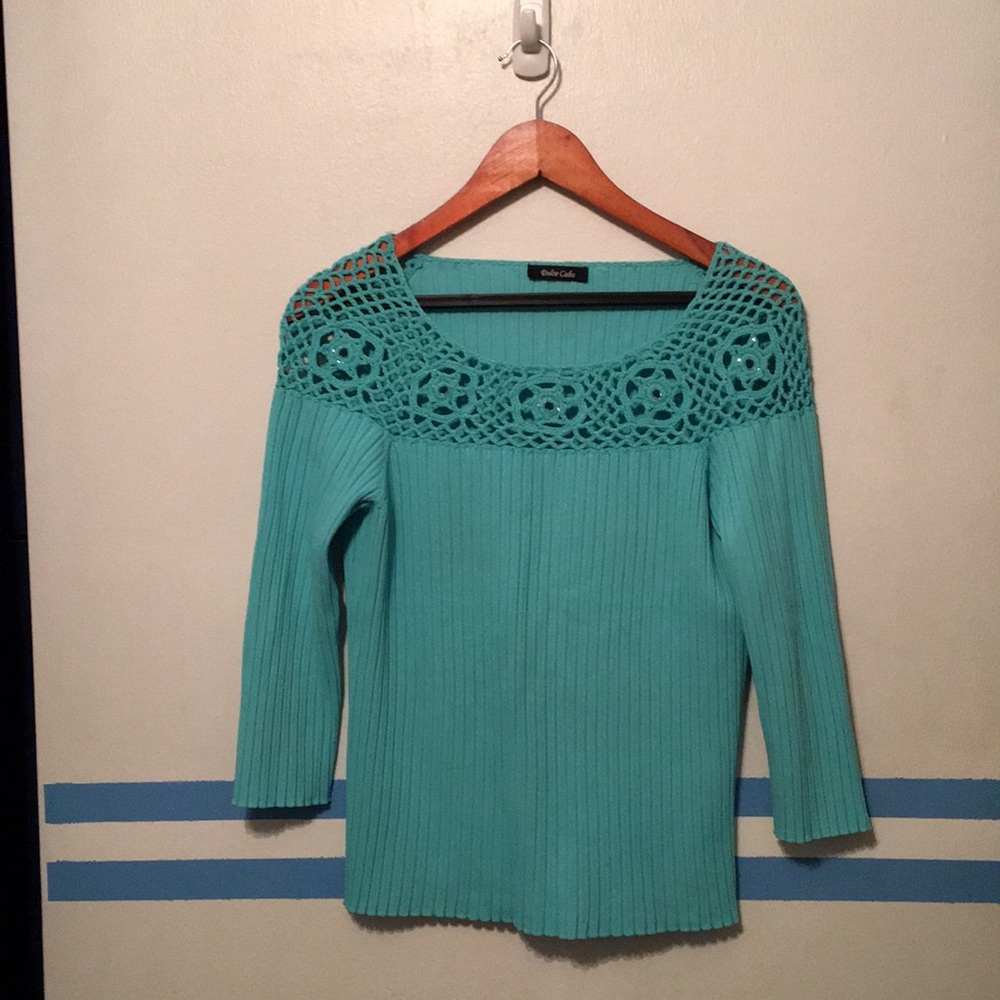 Dolce Cabo knitted and embroidered sweater